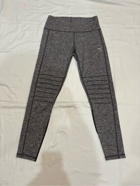 Puma Athletic Leggings Mesh Heather Gray Size XL